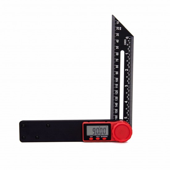 Multifunctional Digital Angle Finder T-Bevel Gauge Level Ruler Woodworking Angle Ruler Digital Caliper