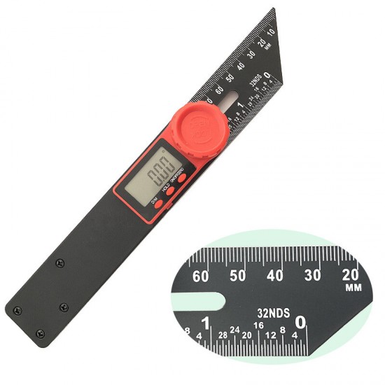 Multifunctional Digital Angle Finder T-Bevel Gauge Level Ruler Woodworking Angle Ruler Digital Caliper