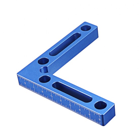 L-Shaped Right Angle 90 Degree Woodworking Positioning Clamping Auxiliary Jig Machinist Square MM Inch Scale Carpenter Protractor