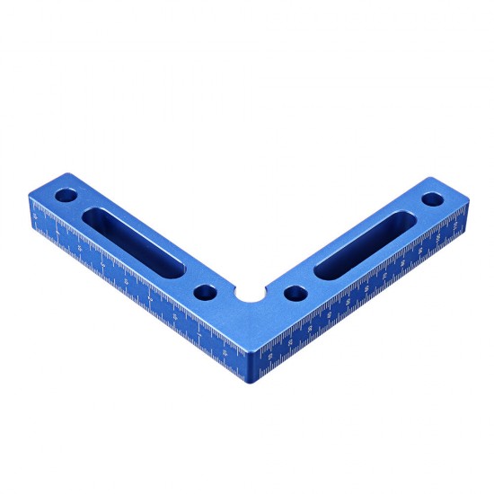 L-Shaped Right Angle 90 Degree Woodworking Positioning Clamping Auxiliary Jig Machinist Square MM Inch Scale Carpenter Protractor