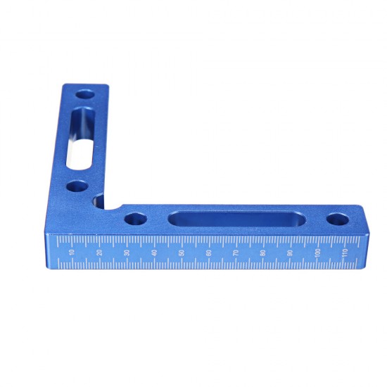 L-Shaped Right Angle 90 Degree Woodworking Positioning Clamping Auxiliary Jig Machinist Square MM Inch Scale Carpenter Protractor