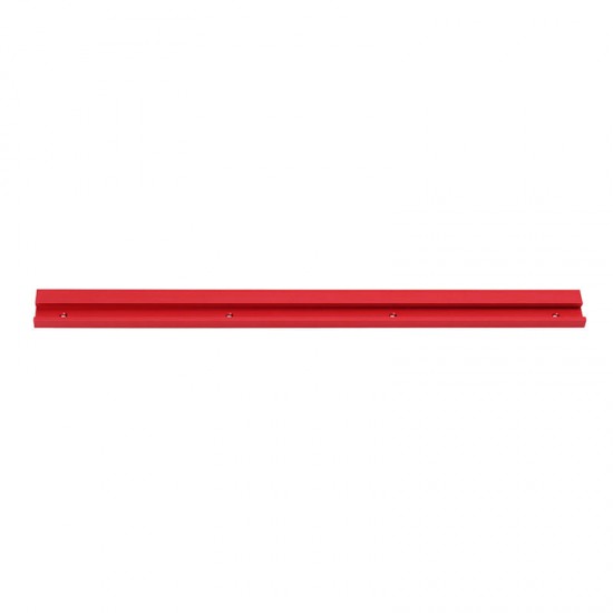 600mm Red Aluminum Alloy T-track Woodworking 45x12.8mm T-slot Miter Track