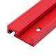 600mm Red Aluminum Alloy T-track Woodworking 45x12.8mm T-slot Miter Track