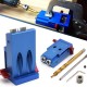 Mini Pocket Slant Hole Jig System Kit with Step Drill Bit Woodwork Tool Set