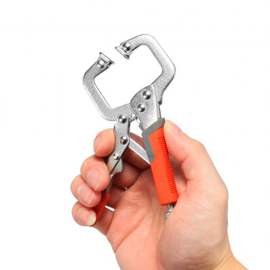 Multi-function Steel 5/6/11/18 Inch Locking C-Clamp Face Clamp Woodworking C Locking Plier