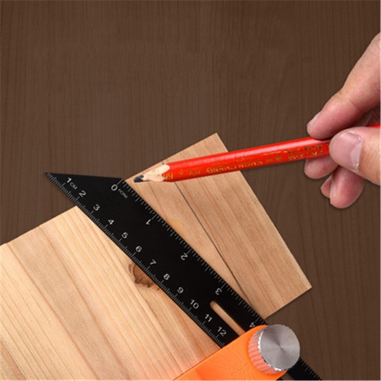 Protractor Angle Ruler T Shape Ruler Adjustable Ruler with Level