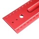 300mm Metric Aluminum Alloy Striaght Ruler Gauge Precision Woodworking Square Measuring Tools