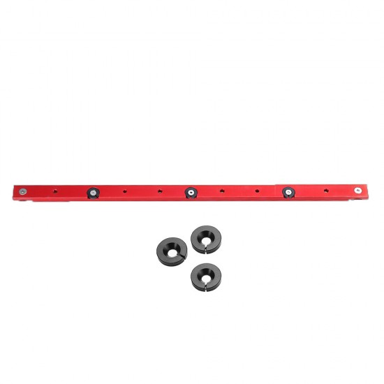 Red 300-880mm Aluminum Alloy Rail Miter Bar Slider Table Saw Gauge Rod Miter Gauge for T-slot T-track Miter Track Jig Fixture Slot Router Table