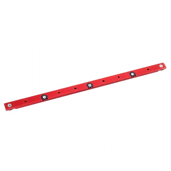 Red 300-880mm Aluminum Alloy Rail Miter Bar Slider Table Saw Gauge Rod Miter Gauge for T-slot T-track Miter Track Jig Fixture Slot Router Table