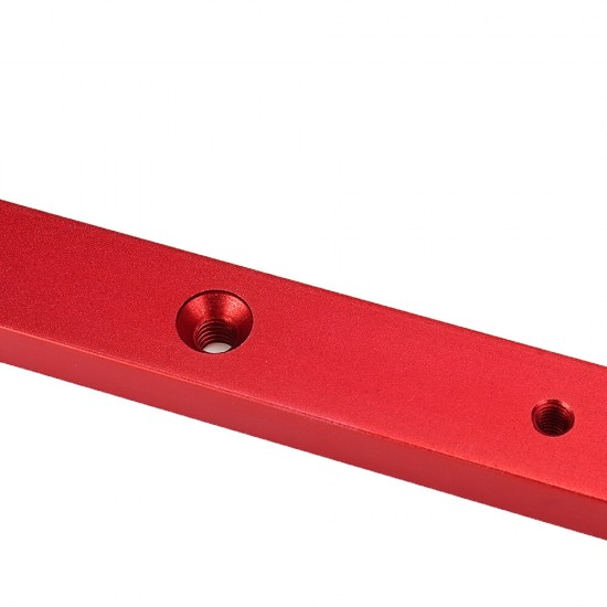 Red 300-880mm Aluminum Alloy Rail Miter Bar Slider Table Saw Gauge Rod Miter Gauge for T-slot T-track Miter Track Jig Fixture Slot Router Table