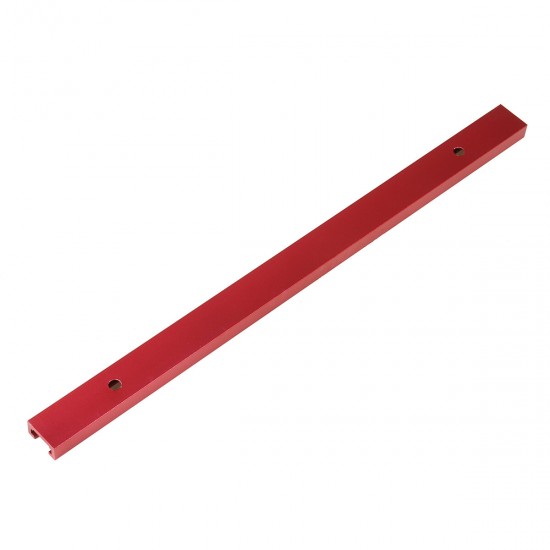 Red Aluminum Alloy 300-1220mm T-track T-slot Miter Track Jig T Screw Fixture Slot 19x9.5mm For Table Saw Router Table Woodworking Tool