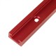 Red Aluminum Alloy 300-1220mm T-track T-slot Miter Track Jig T Screw Fixture Slot 19x9.5mm For Table Saw Router Table Woodworking Tool