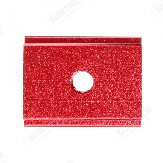 Red Aluminum Alloy Miter Track Nut T-track Sliding Nut M6/M8 T Slot Nut for T-slot Jig Fixture Slot 30x12.8mm For Table Saw Router Table Tool