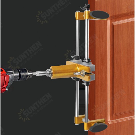 Solid Door Lock Hole Opener Kit Lock Mortiser Slotting Machine for Wooden Doors