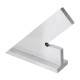 Stainless Steel 45 Degree Miter Angle Corner Ruler Wide Base Gauge Woodworking Measuring Tools 100*70 120*80 200*130mm