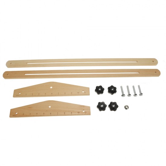 Stair Tread Gauge Stair Layout Tool Wood Stair Jig for Measuring Shelf Laminate Treads and Risers