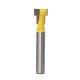 T Slot Woodworking Milling Cutter Keyhole Cutter Screw Hole Milling Cutter T-knife Woodworking Tools