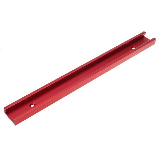 Universal Red 300-1220mm T-slot T-track Miter Track Jig Fixture Slot 30x12.8mm For Table Saw Router Table Woodworking Tool