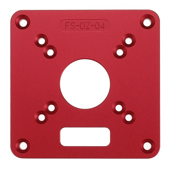 Woodworking 120x120mm Aluminum Alloy Router Table Insert Plate Mounting Base Plate for MAKITA RT0700C Aoben