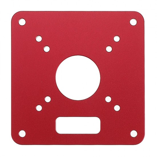 Woodworking 120x120mm Aluminum Alloy Router Table Insert Plate Mounting Base Plate for MAKITA RT0700C Aoben