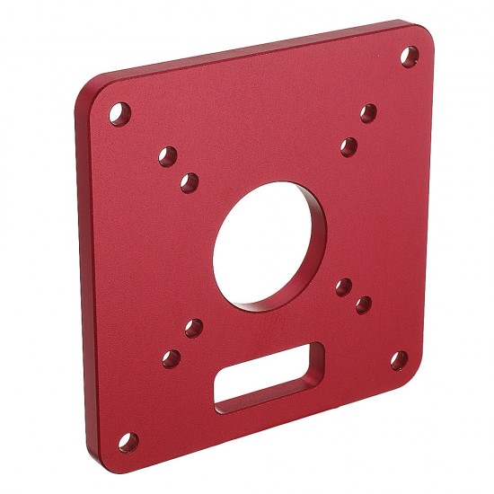 Woodworking 120x120mm Aluminum Alloy Router Table Insert Plate Mounting Base Plate for MAKITA RT0700C Aoben