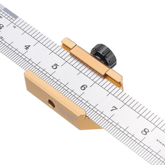 Woodworking 45 Degrees Angle Line Caliber Ruler 300mm Precision Measuring Scribe Tool Woodworking Tool