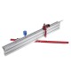 450mm 0-90 Degree Angle Miter Gauge System with 600/800mm Aluminum Alloy Fence and Stop Sawing Assembly Ruler for Table Saw Router Table Miter Saw