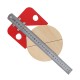 Woodworking Center Scriber 45 Degrees Angle Line Caliber Ruler Wood Measuring Scribe Tool