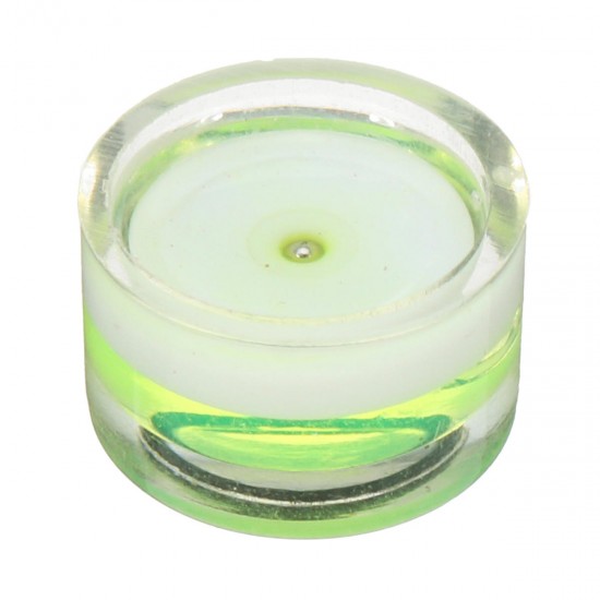 12x7mm Tiny Disc Bubble Spirit Level Round Circle Circular Green Tripod