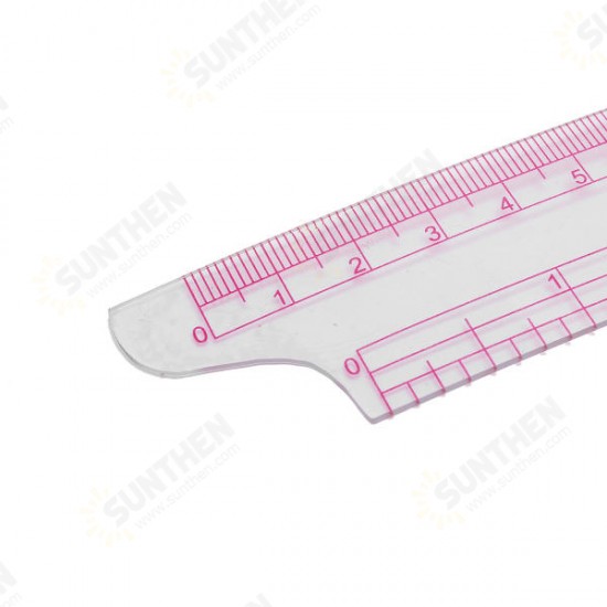 55cm Plastic Curve Metric Sewing Ruler Dressmaking Tailor Ruler Drawing Curve Ruler Measure Tool