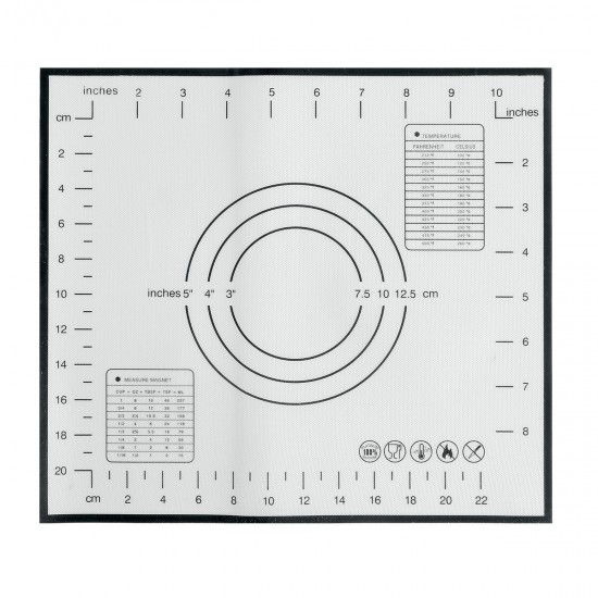 Dough Rolling Silicone Pad Pastry Mat Bakeware Liner Baking Mat Non-Stick Tool