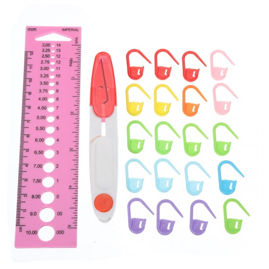 Home Use Sewing Tools Set Crochet Hooks Needles Stitches Knitting Craft Case Crochet Set Case