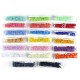 T5 20 Colours Fastener Snap Set Snap Button Colorful Plastic Resin Clothes Buttons