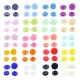 T5 20 Colours Fastener Snap Set Snap Button Colorful Plastic Resin Clothes Buttons