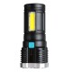 S3 4*LED+COB Ultra Bright LED Flashlight With Sidelight Built-in Battery 4 Modes USB Rechargeable Strong Spotlight Waterproof Work Light