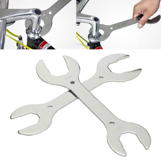 2Pcs Dual Open End Wrench Spanner Repair Tool 30/32/36/40mm