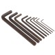 9Pcs Hex Key Allen Tools Wrench Set Extra-long Arm AllenTorque Sae Memtric Torx Spanner