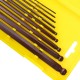 9Pcs S2 Alloy Steel Ball Head L Shape Torx Allen Wrench Set 1.5mm to 10mm Repair Tools