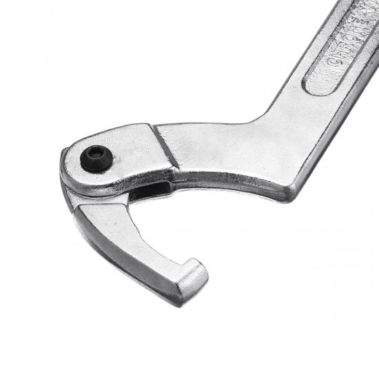 Chrome Vanadium Adjustable Hook Wrench C Spanner Tool 19-51mm 32-76mm 51-120mm