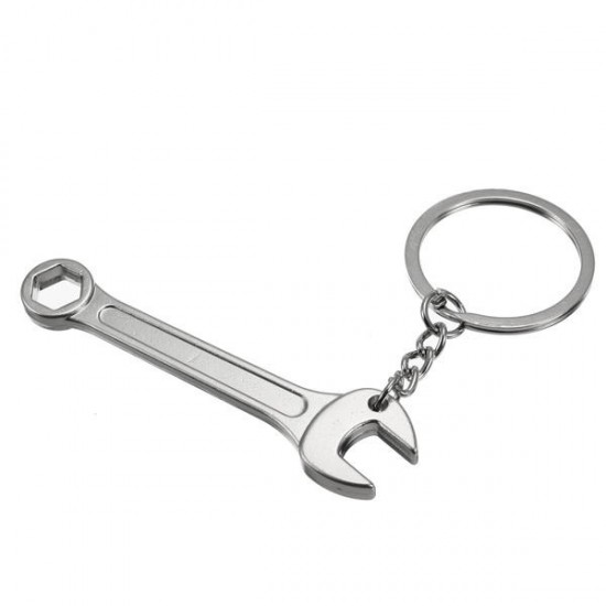 Creative Mini Tool Model Wrench Socket Key Chain Ring