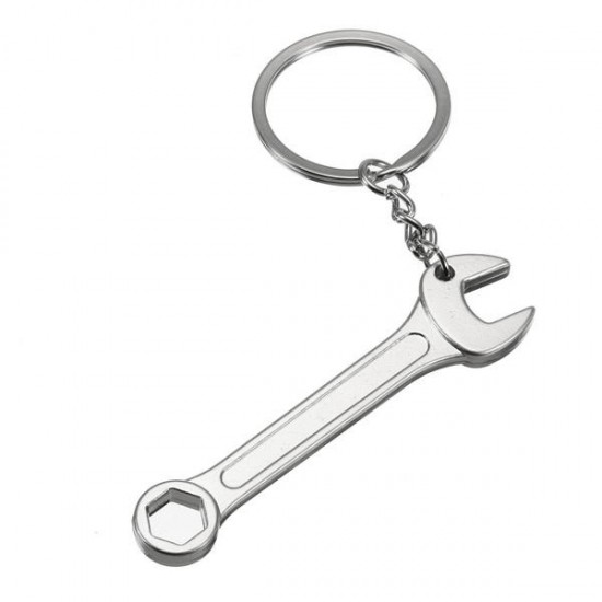 Creative Mini Tool Model Wrench Socket Key Chain Ring