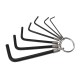 Hex Key Wrench 7Pcs Hex Key Set On A Ring