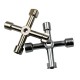 Multi-function Four-way Universal Triangle Wrench Key Plumber Key Gas Meter Cabinet Triangle Water Radiator DBIRD