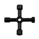 Multi-function Four-way Universal Triangle Wrench Key Plumber Key Gas Meter Cabinet Triangle Water Radiator DBIRD