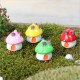 Miniature Mushroom Ornament Potted Plant Landscape Garden DIY Decor