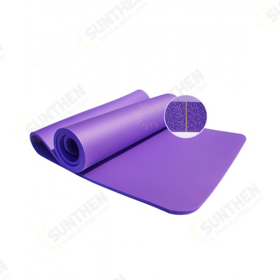 183cm Yoga Mats 10mm Thick High Density Anti-Tear Anti-slip Pilates Mat