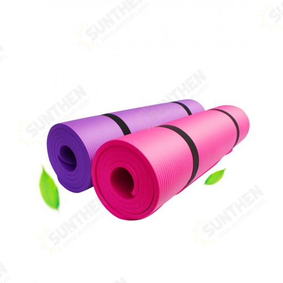 183cm Yoga Mats 10mm Thick High Density Anti-Tear Anti-slip Pilates Mat