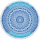1M/1.5M Round Beach Towel Tassel Tapestry Yoga Mats Blankets Home Fitness Decoration Accessories