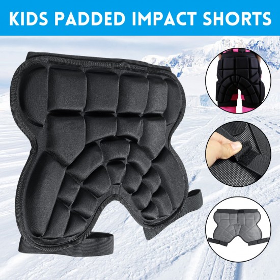 Kids Back Support Belt Wear Anti-drop Roller Skating Skating Pants Ski Pants Diaper Thickening Shoulder Lumbar Sports Protective Gear