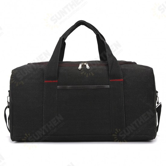 Men and Women Canvas Fitness Yoga Bag Outdoor Gym Shoulder Bag Luggage Handbag